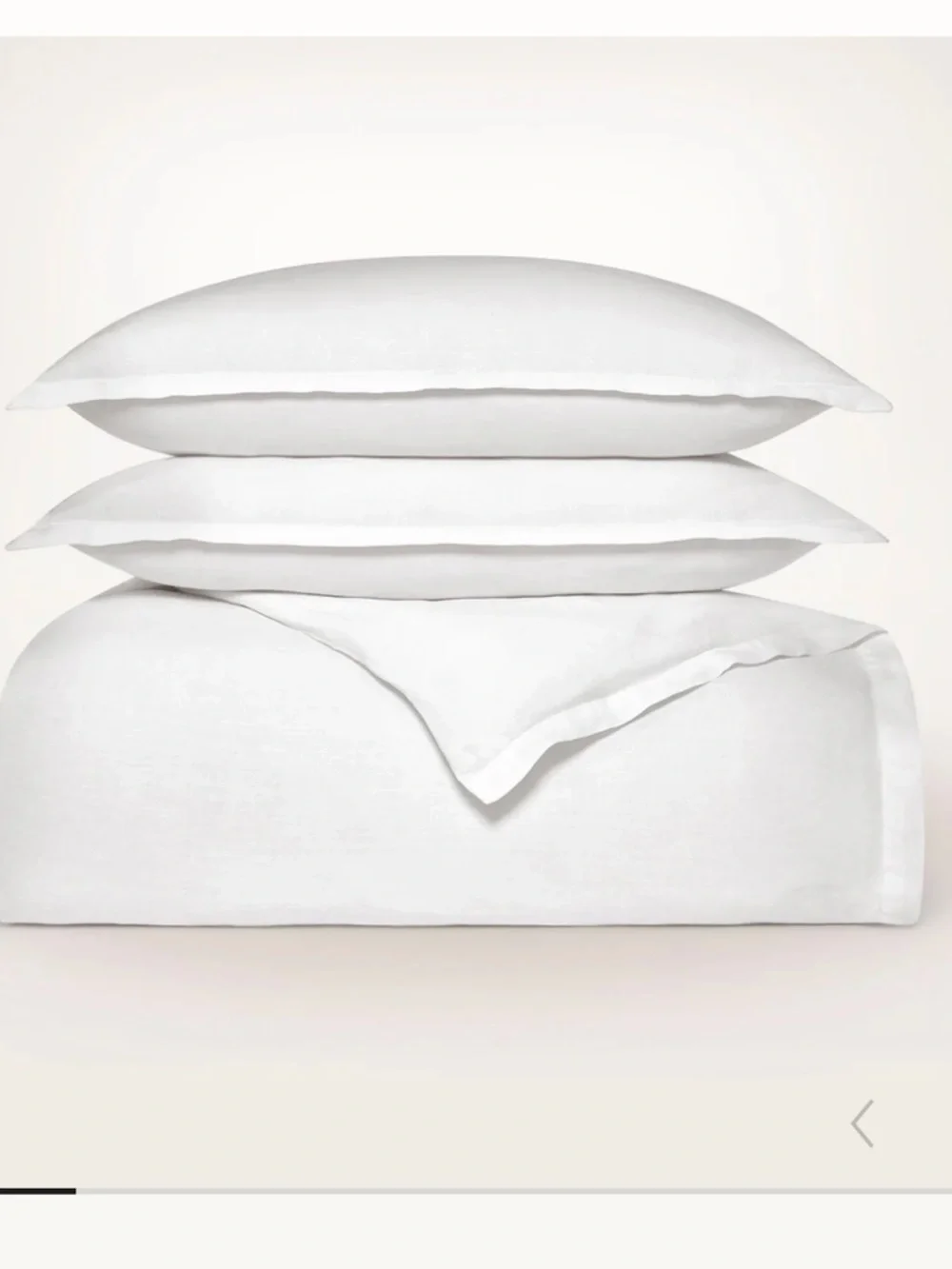 Boll & Branch Linen Duvet Set Full Queen NWOT 100% Linen Luxury Bedding